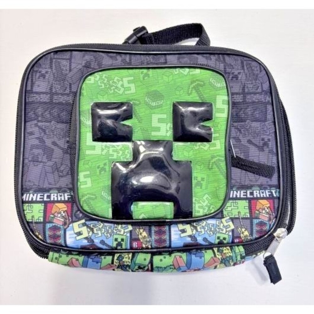 Minecraft Lunch Bag Creeper Pre-Owned